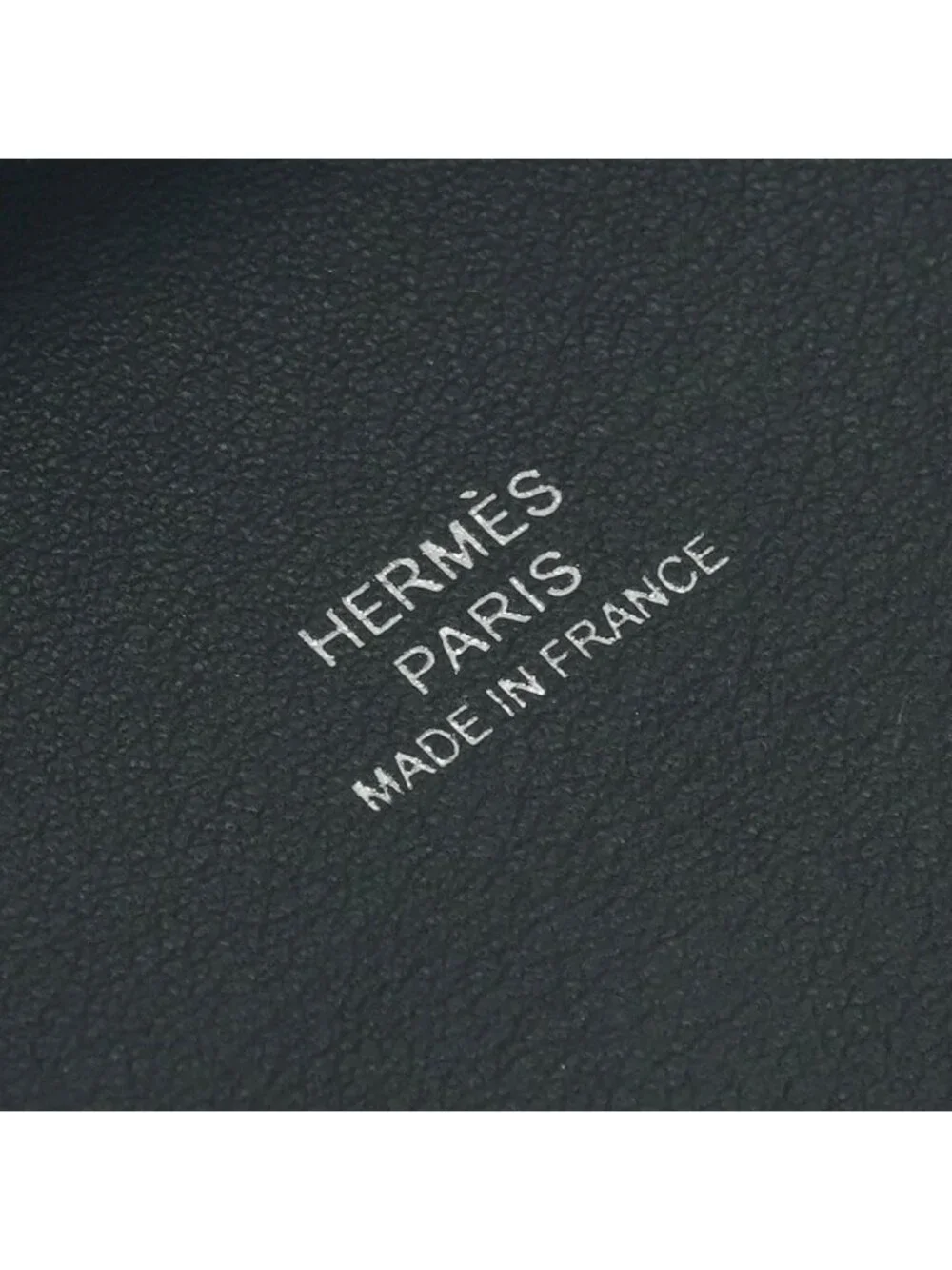 Hermes Bastia Verso Wallet Coin Purse Box Calf Blue Silver